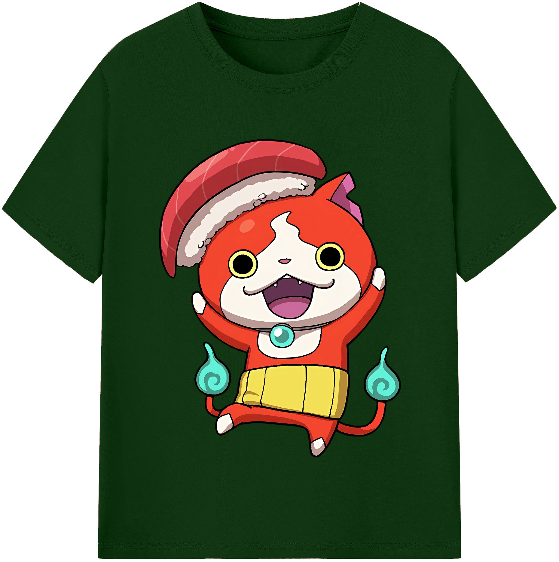 （画像用） 妖怪ウォッチ Yo-kai Watch 綿100％半袖Tシャツ（フロントプリント）